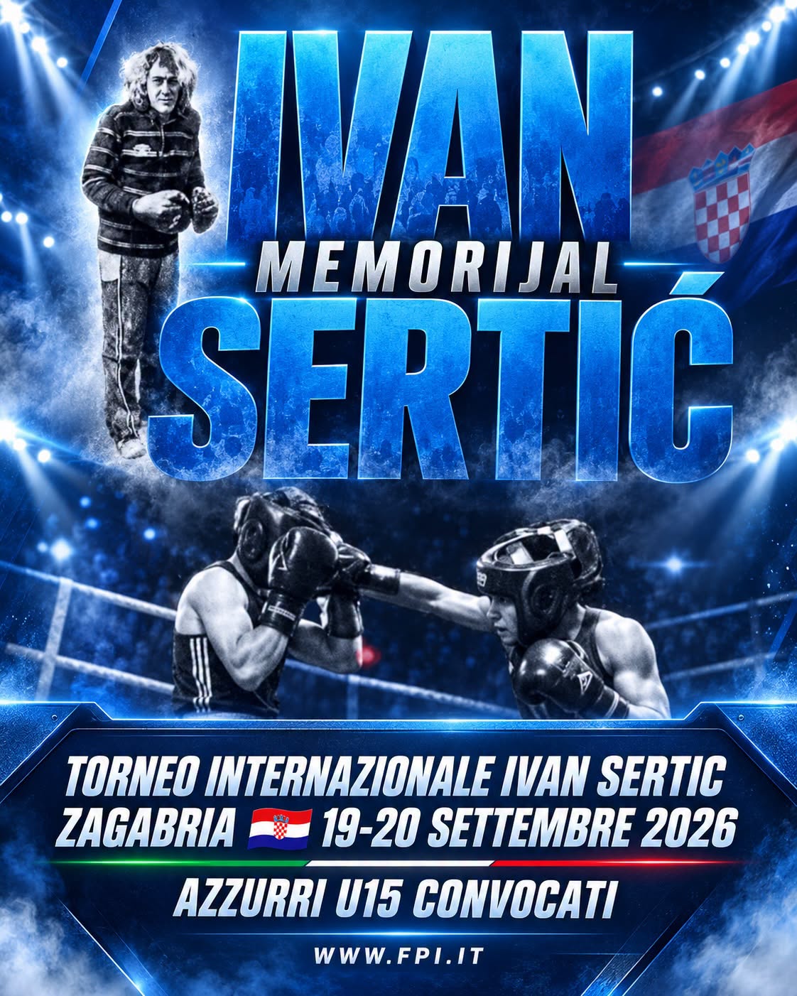 14 Azzurrini U15 per il Torneo Int. Ivan Sertic