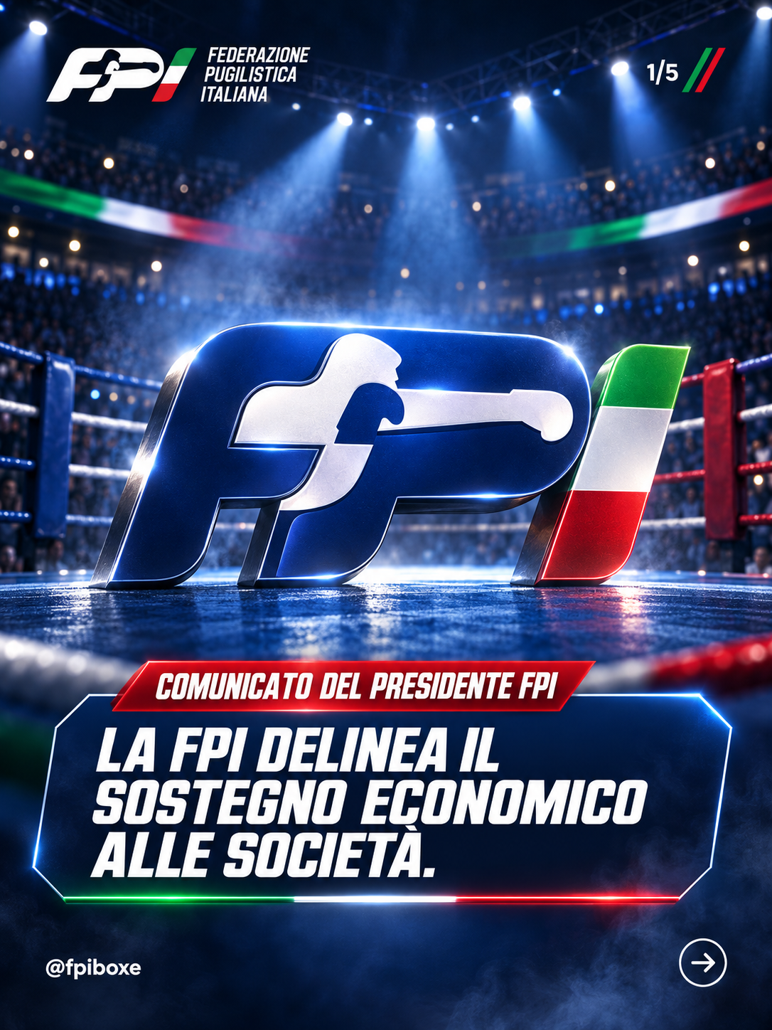 Comunicato del Presidente FPI Flavio D’Ambrosi- La FPI delinea il sostegno economico alle società.