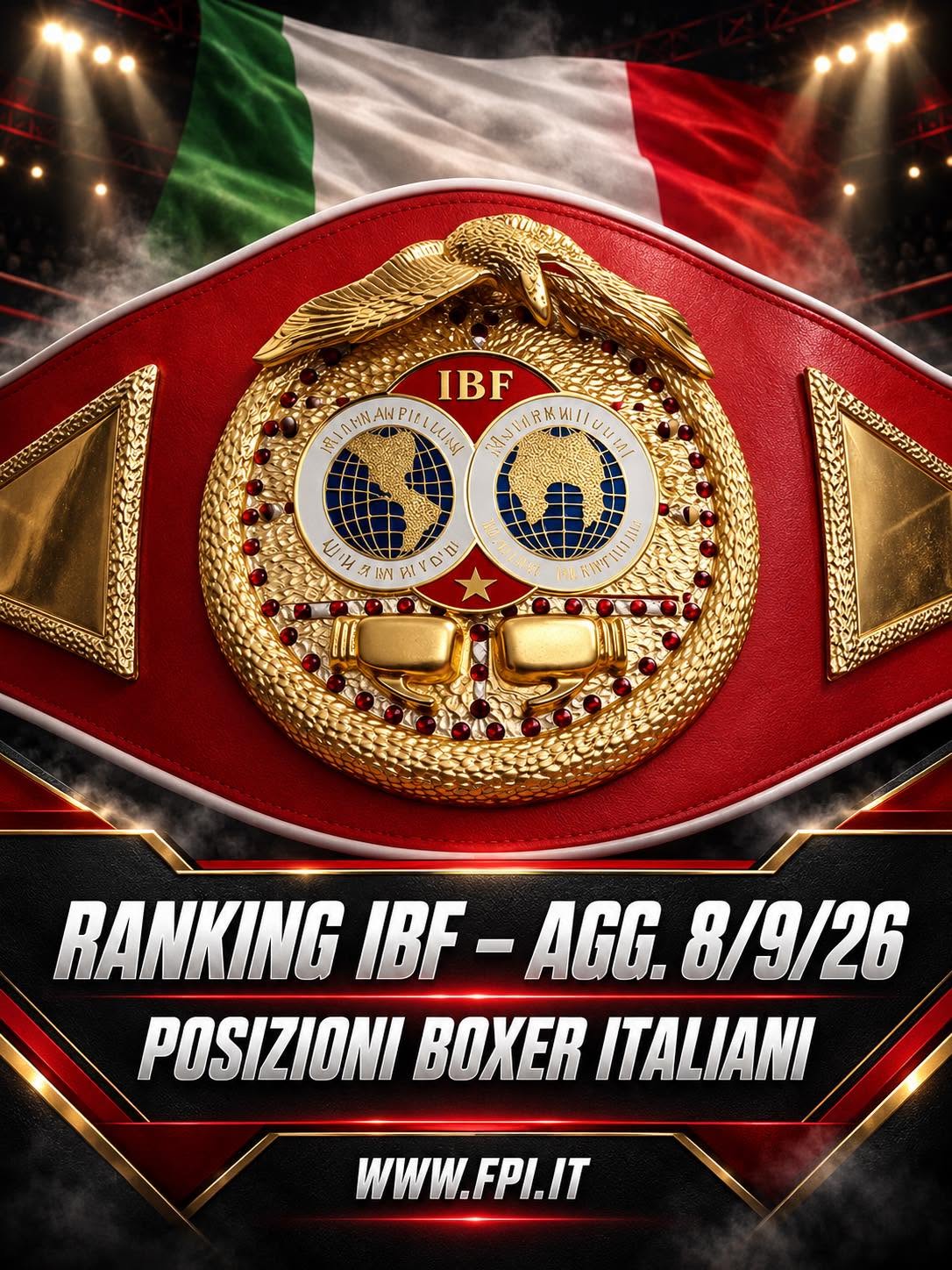 RANKING IBF SETTEMBRE 2026 - POSIZIONI BOXER ITALIANI 