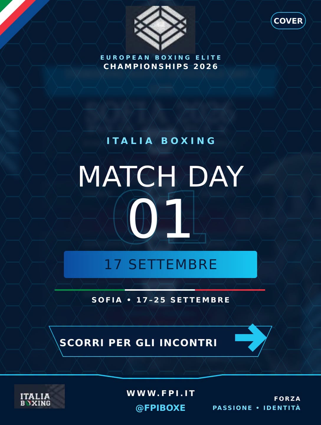 EUROPEI ELITE M/F SOFIA 2026 - MATCH DAY 1 - 4 AZZURRI SUL RING - DIRETTA STREAMING SU EUROVISIONSPORT.COM