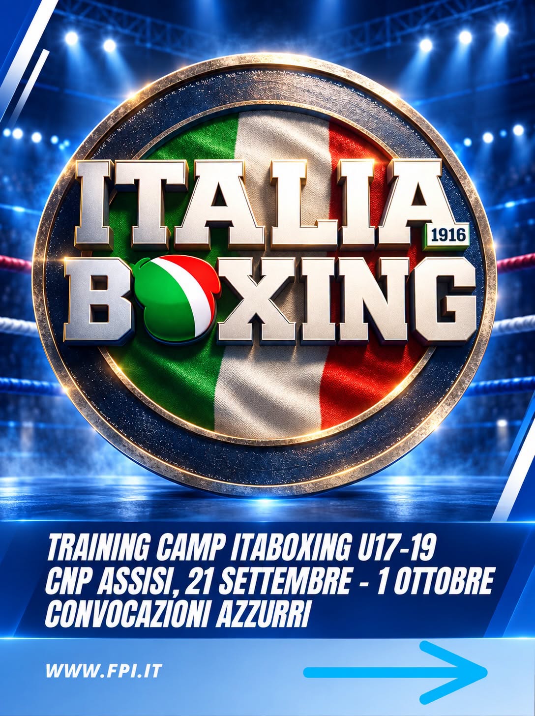 TRAINING CAMP AZZURRI U17-19 CNP ASSISI 21/9 1/10 PV - LE CONVOCAZIONI DEL RT FRANCO FEDERICI