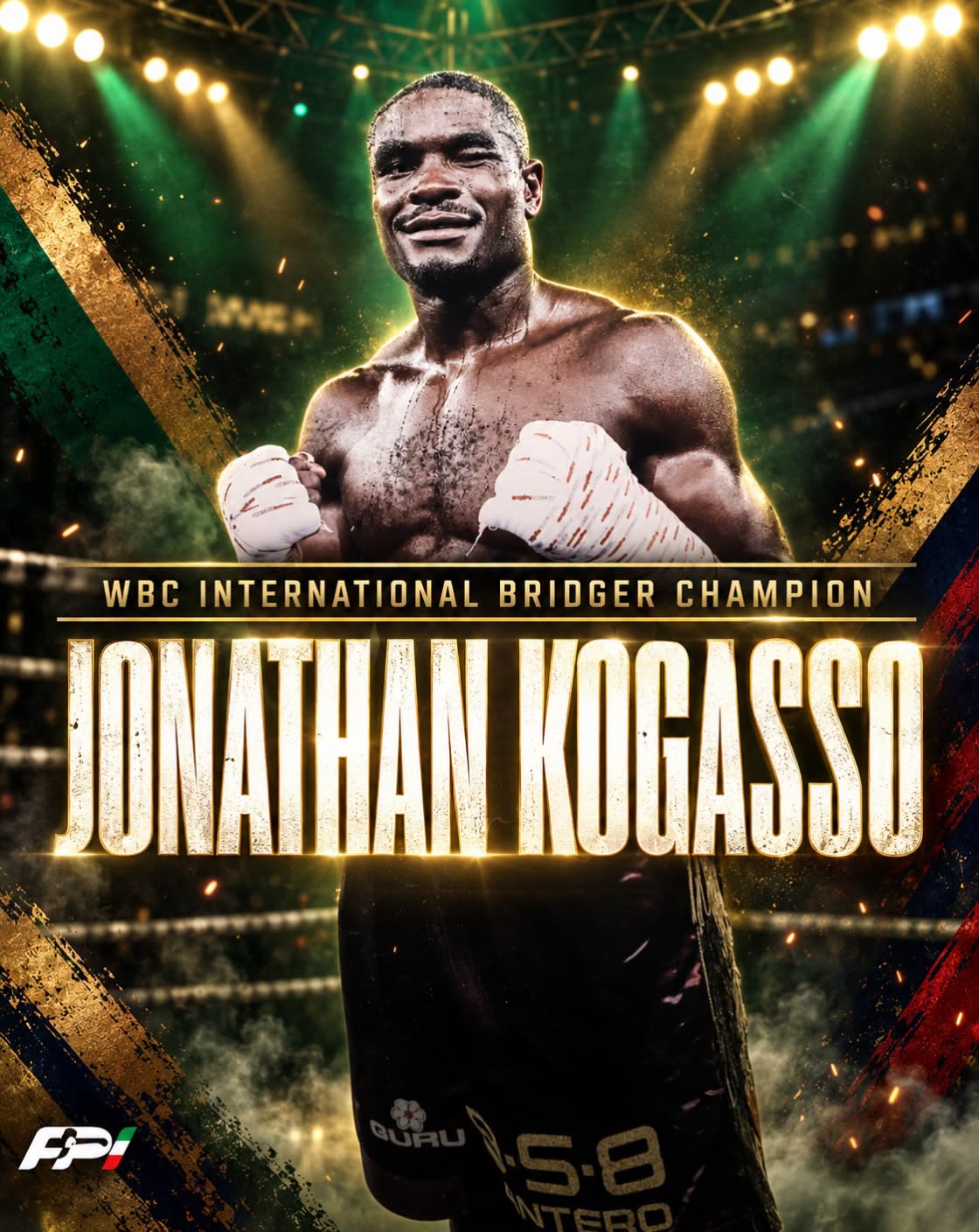 JONATHAN KOGASSO NUOVO CAMPIONE INTERNAZIONALE WBC PESI BRIDGER 