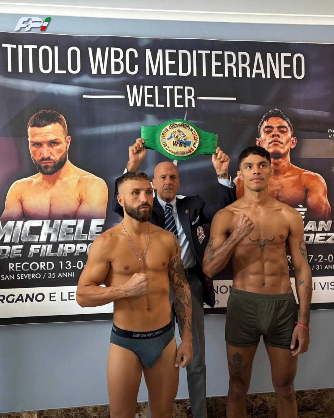 TITOLO WBC MEDITERRANEO WELTER | TUTTO PRONTO a San Severo PER LA SFIDA De Filippo vs Hernandez