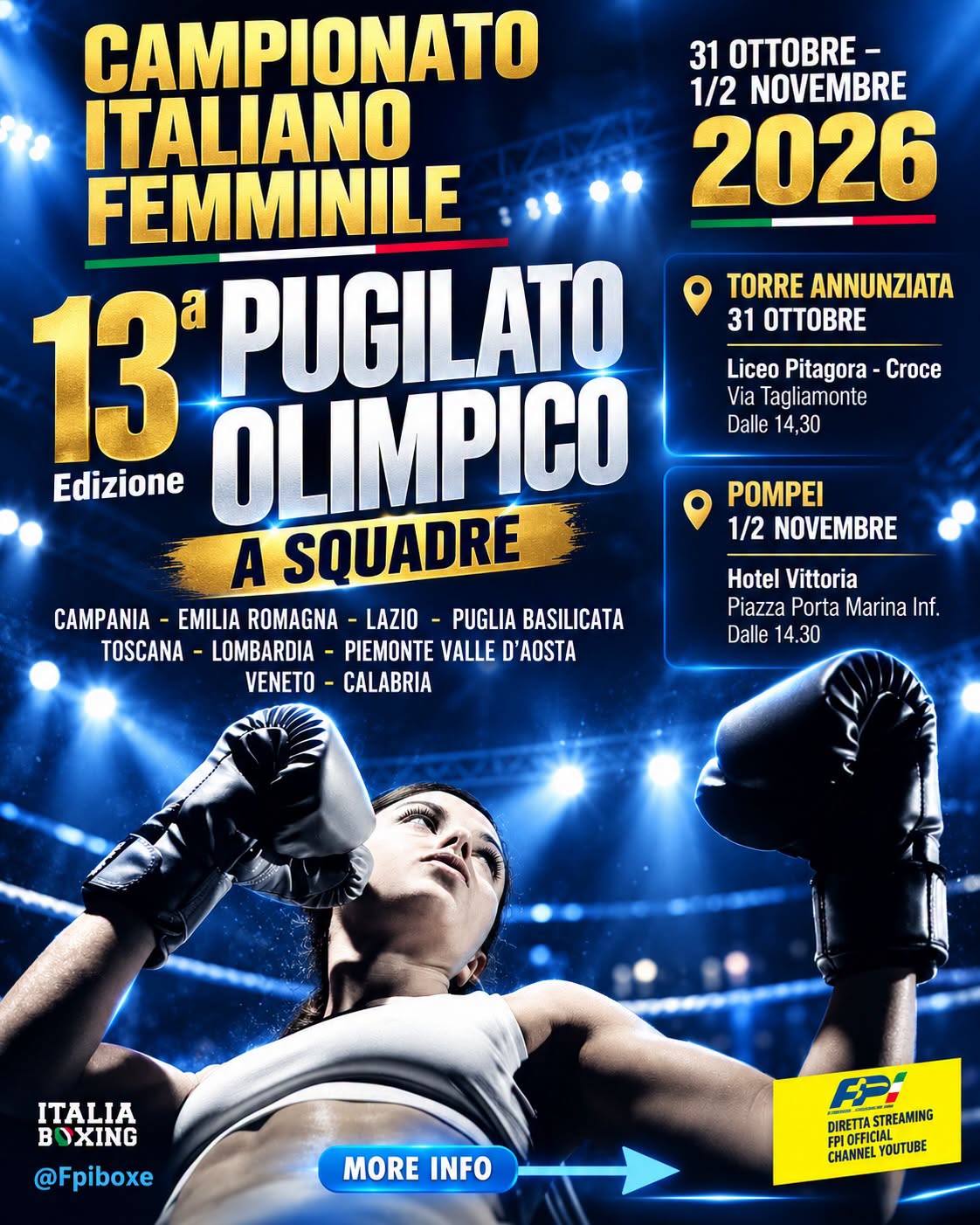 WBL 2026 - IL TORNEO NAZIONALE A SQUADRE FEMMINILI DAL 31/10 al 2/11