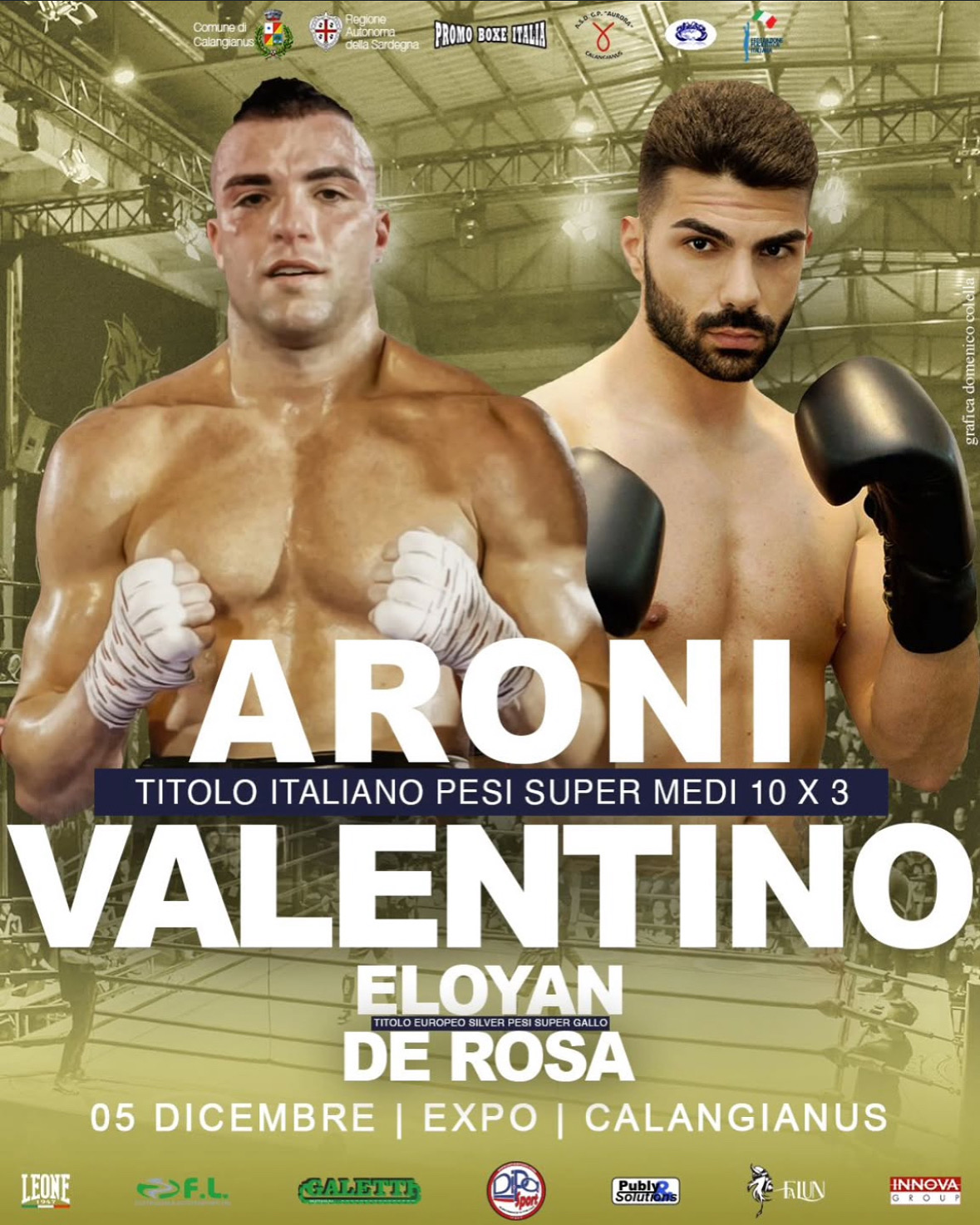 Titolo Italiano Supermedi - il 5 dicembre a Calangianus la sfida Aroni vs Valentino