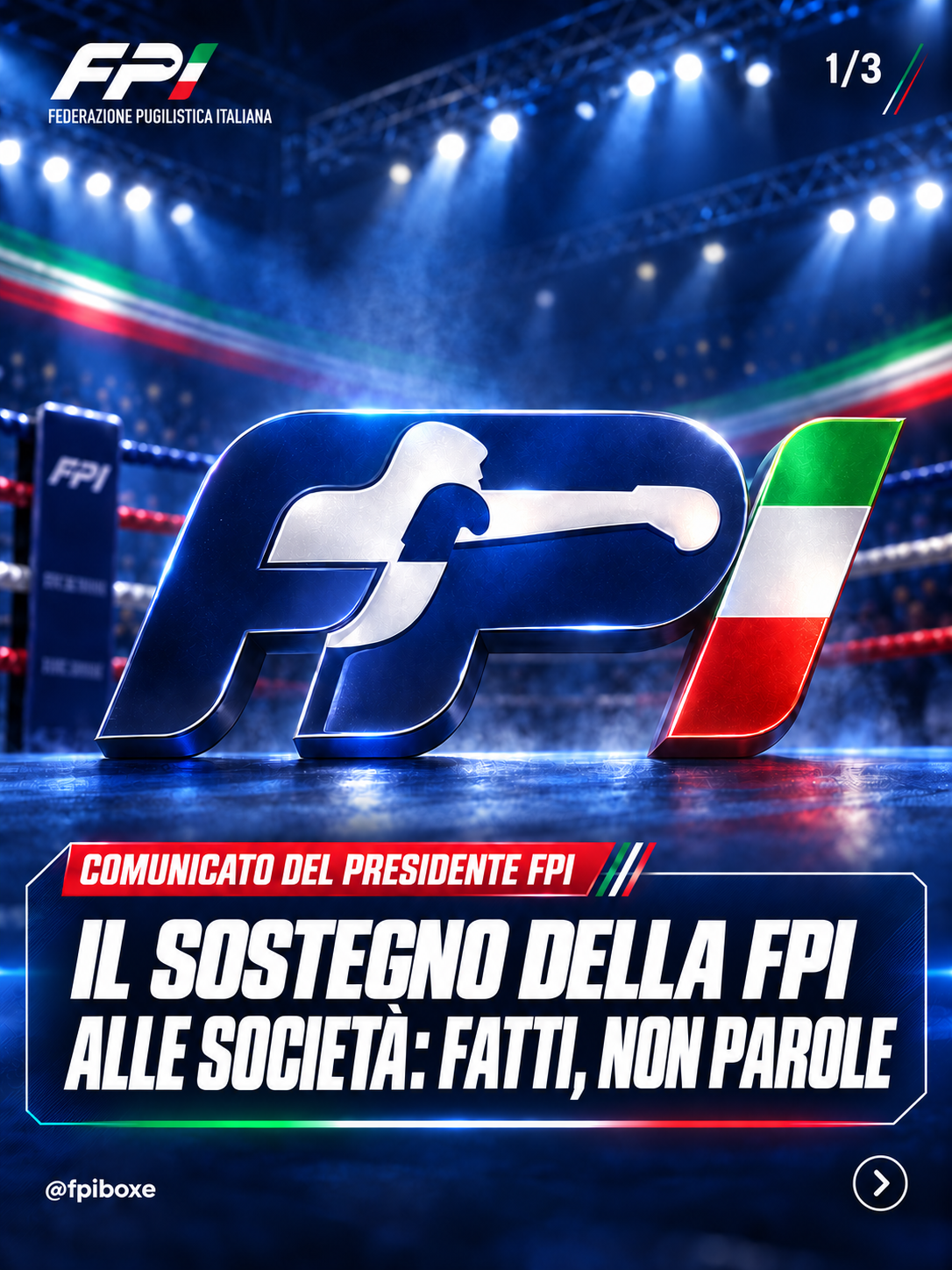 Comunicato del Presidente FPI Flavio D’ambrosi: IL SOSTEGNO DELLA FPI ALLE SOCIETÀ: FATTI, NON PAROLE   