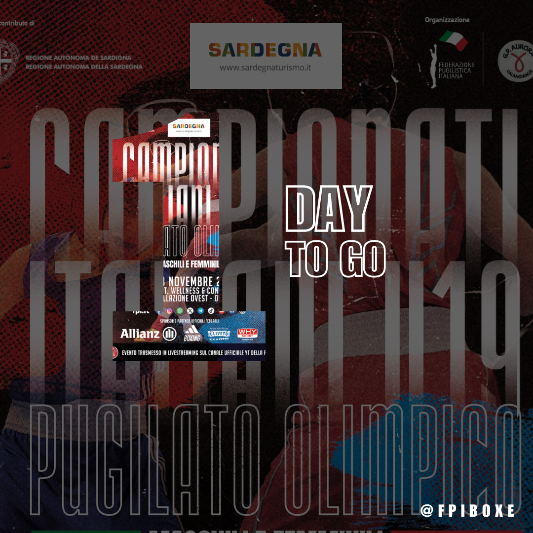 Campionati Italiani U19 M/F 2025 - DOMANI 21/11 il VIA A OLBIA