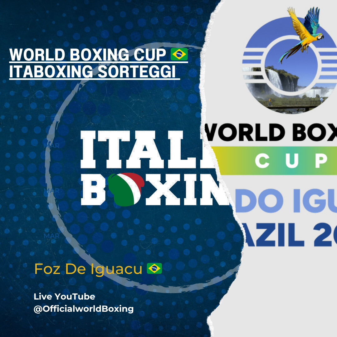 World Boxing Cup Brazil 2025 - ECCO I SORTEGGI - DAY 1° SUL RING GUIDI RONTANI E COMMEY 