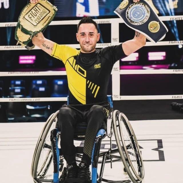 Titolo Italiano di Boxe Autonoma in Carrozzina: Simone Dessi si conferma Campione.  