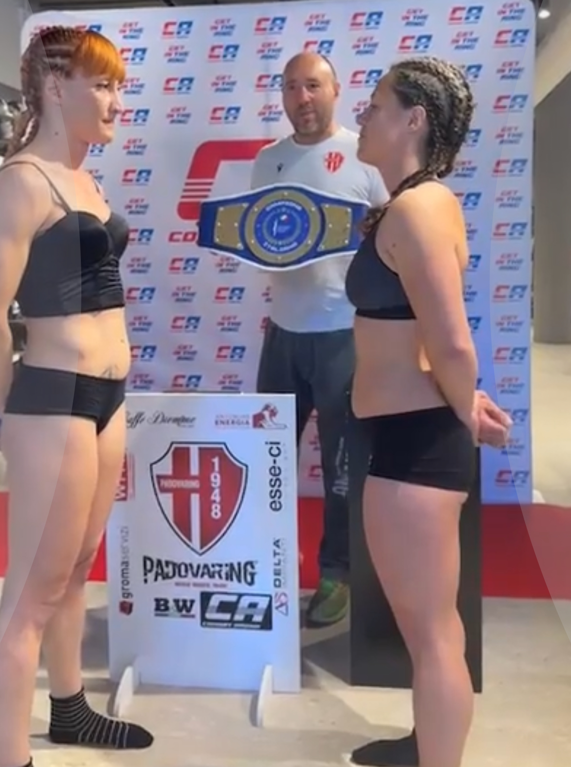 Titolo italiano pesi leggeri - Tutto pronto a Padova per la sfida Linda Tescaroli vs Arianna Tonello