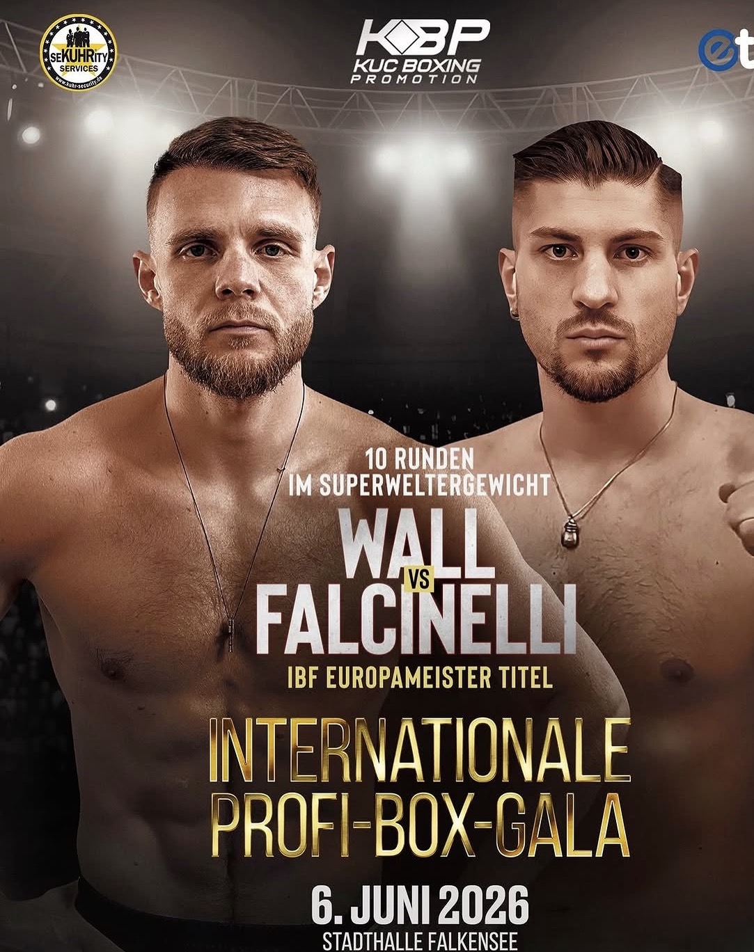Un giorno alla grande sfida IBF Continentale Superwelter tra Falcinelli e il tedesco Wall 