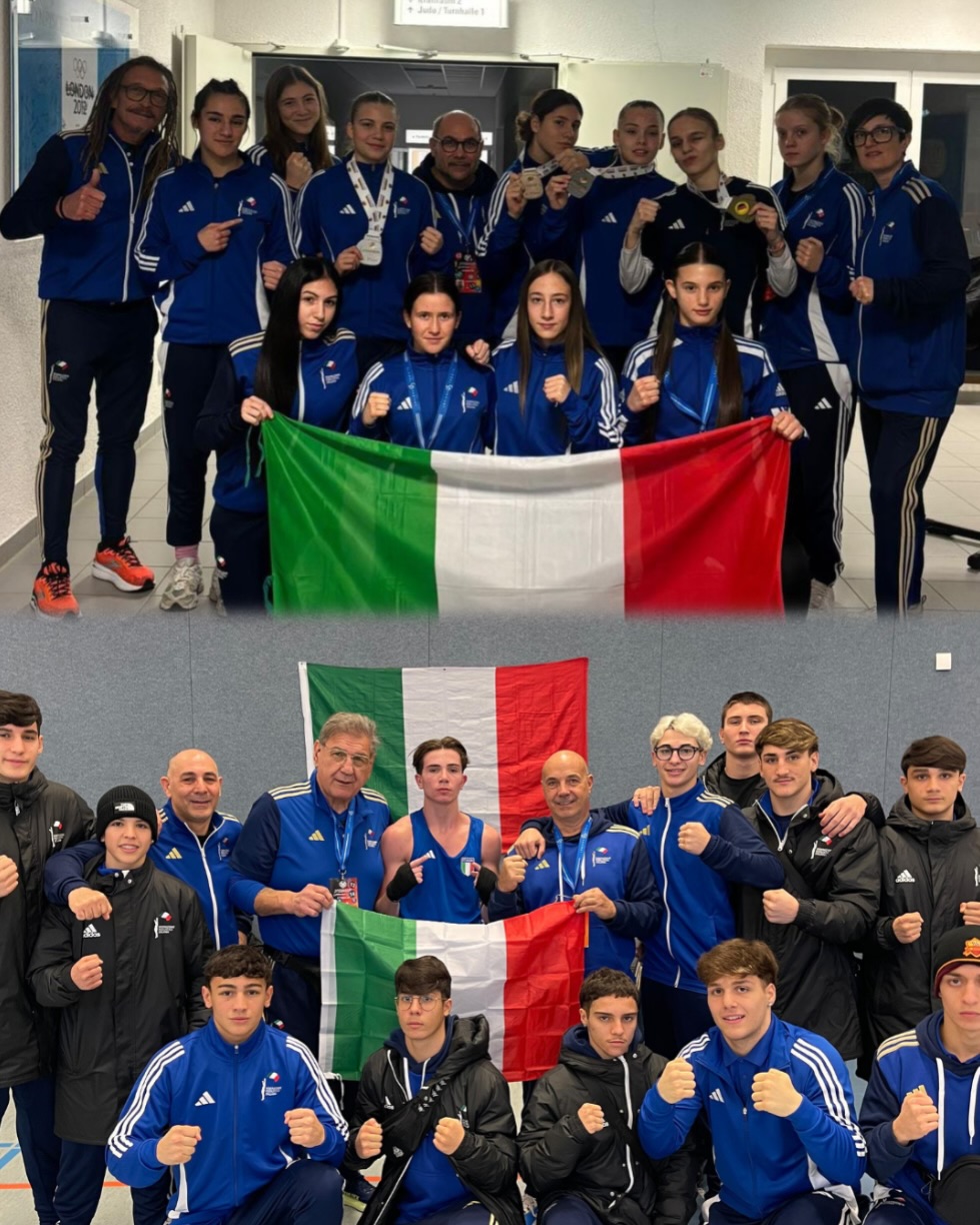 EURO U 17 BOXING CHAMPIONSHIPS KIENBAUM 2025 - ITABOXING SI PORTA  A CASA 2 ORI, 3 ARGENTI E 1 BRONZO 