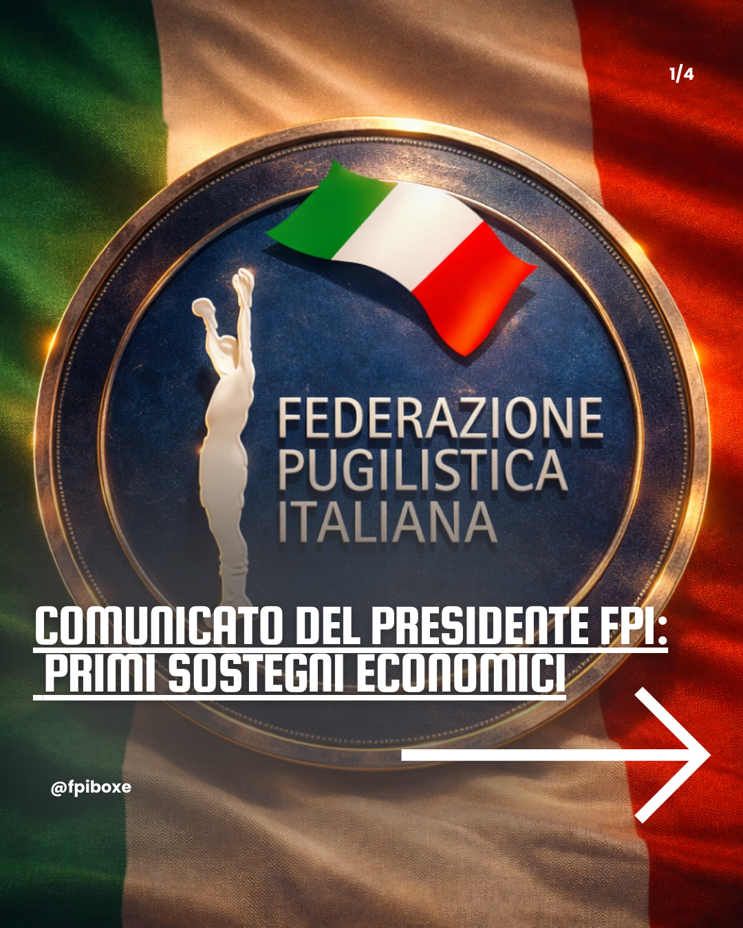 Comunicato del Presidente FPI Flavio D’Ambrosi - IN ATTESA DEL BILANCIO PREVENTIVO ARRIVANO I PRIMI SOSTEGNI ECONOMICI