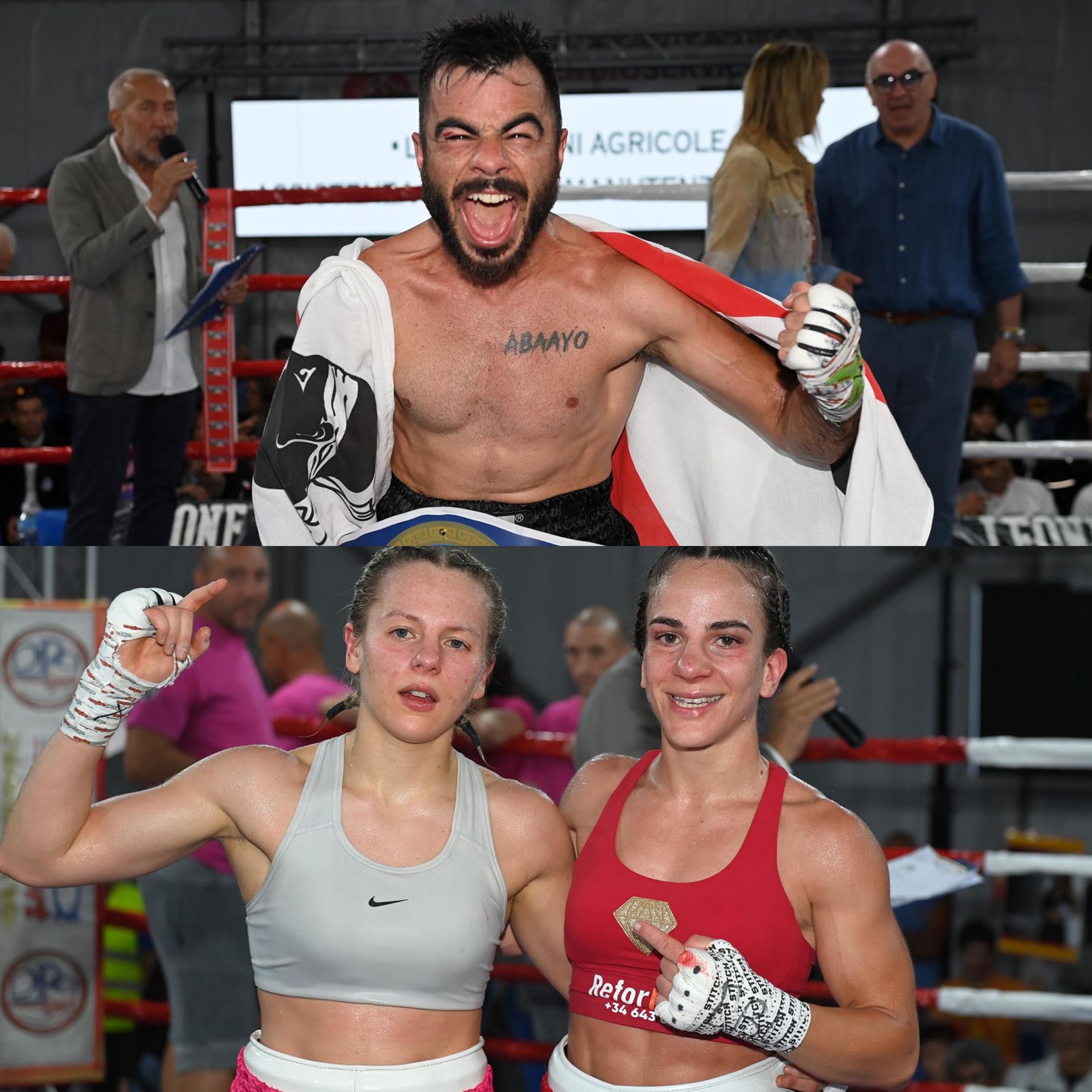 XXXVIII TROFEO PRIMO CARNERA - NICOLA MANCOSU CAMPIONE ITALIANO GALLO, PARI BINI VS PERAL NELL'EUROPEO PAGLIA