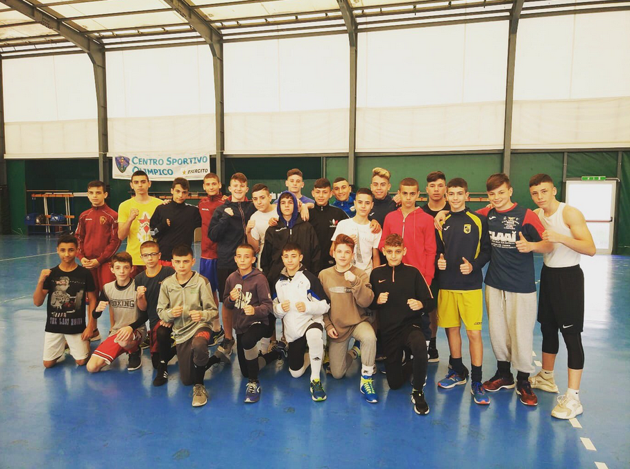Nazionale Schoolboy in ritiro a Roma in preparazione degli Europei di Albena #ItaBoxing
