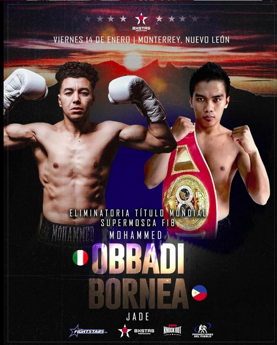 Il 14 gennaio a Monterrey Obbadi sul ring nella Semifinale Mondiale IBF SuperMosca 