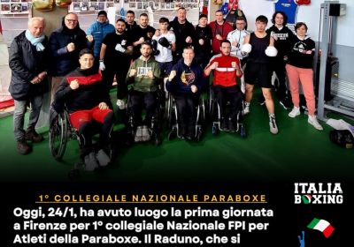 1° RADUNO COLLEGIALE NAZIONALE PARABOXE - FIRENZE 24/25 GENNAIO 2026 