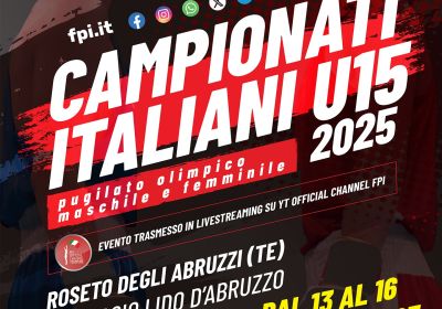 Campionati Italiani Under 15 M/F - ROSETO DEGLI ABRUZZI 2025