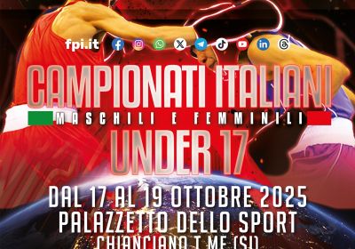 Campionati Italiani Under 17 M/F - CHIANCIANO TERME 2025 