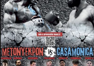 TITOLO EBU SILVER SUPERLEGGERI | CHARLY METONYEKPON VS ARMANDO CASAMONICA