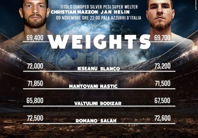 Titolo EBU Silver Superwelter - Christian Mazzon  Vs Jan Helin 