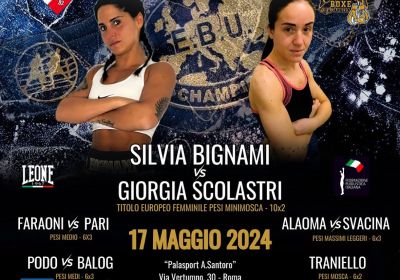 TITOLO EUROPEO MINIMOSCA FEMMINILE | BIGNAMI VS SCOLASTRI 