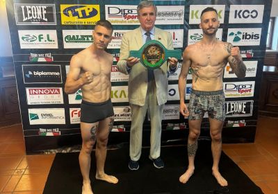 TITOLO INTERNAZIONALE WBC PESI PIUMA | LUCA RIGOLDI VS DAVIDE TASSI 
