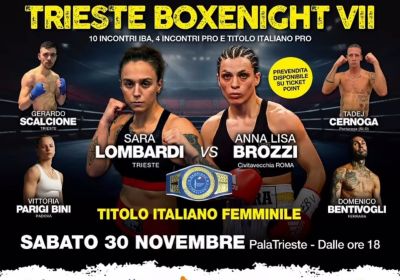 TITOLO ITALIANO PESI GALLO | SARA LOMBARDI VS ANNALISA BROZZI