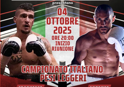 TITOLO ITALIANO Pesi Leggeri: ANTONIO GUALTIERI vs FRANCESCO ACATULLO