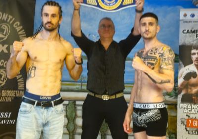 TITOLO ITALIANO PESI LEGGERI - FRANCESCO ACATULLO VS ARBLIN KABA