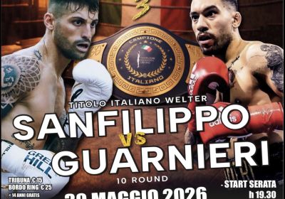 TITOLO ITALIANO PESI WELTER | CHRISTOPHER SANFILIPPO VS IVAN GUARNIERI