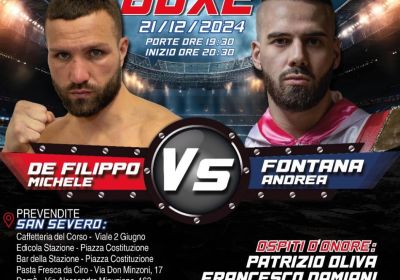 TITOLO ITALIANO PESI WELTER | MICHELE DE FILIPPO VS ANDREA FONTANA