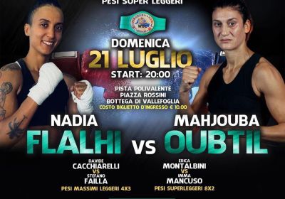 TITOLO MEDITERRANEO WBC SUPERLEGGERI | FLALHI VS OUTBIL