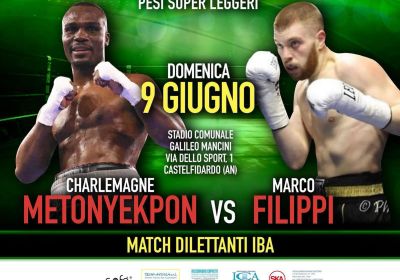 TITOLO MEDITERRANEO WBC SUPERLEGGERI | METONYEKPON VS FILIPPI 