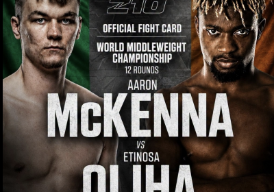 TITOLO MONDIALE IBF PESI MEDI - McKENNA VS OLIHA