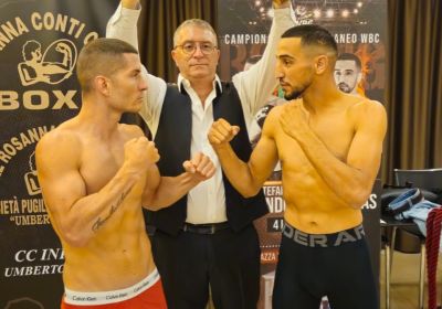 TITOLO WBC MEDITERRANEO SUPERLEGGERI | STEFANO RAMUNDO VS SAMY KHELLAS