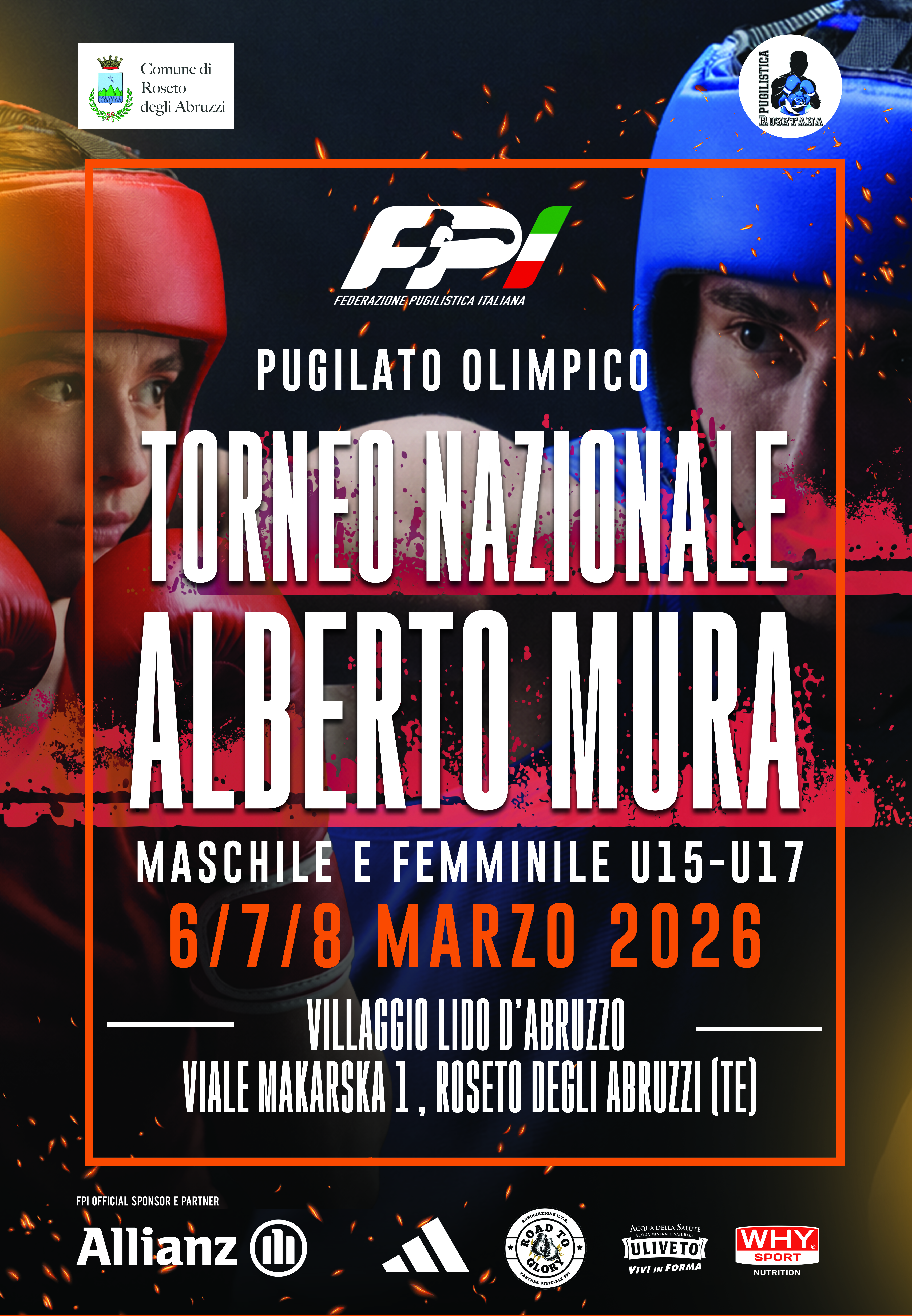 A ROSETO DEGLI ABRUZZI IL TORNEO "A. MURA" 2026 