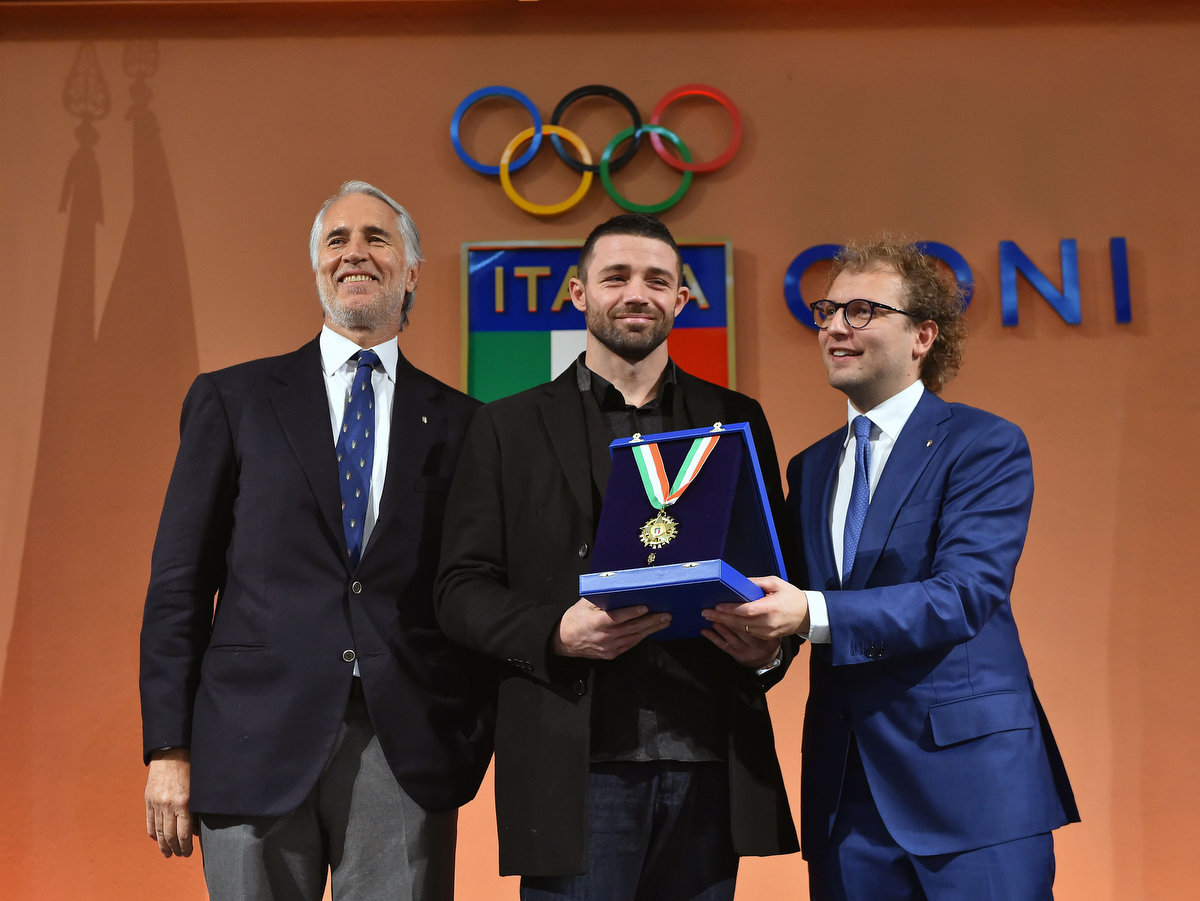 Consegnato a Giovanni De Carolis il Collare D'Oro CONI 2016 #collaridoro