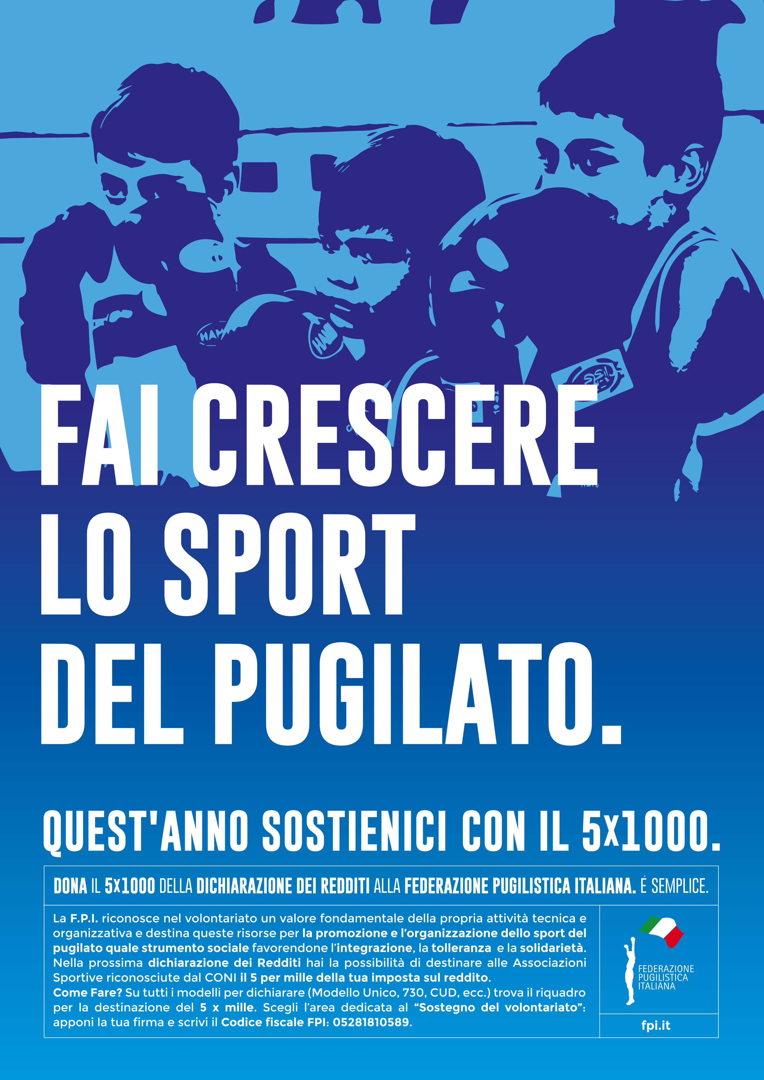 5 x 1000 dell'Irpef: anche quest'anno sostieni la Federazione Pugilistica Italiana