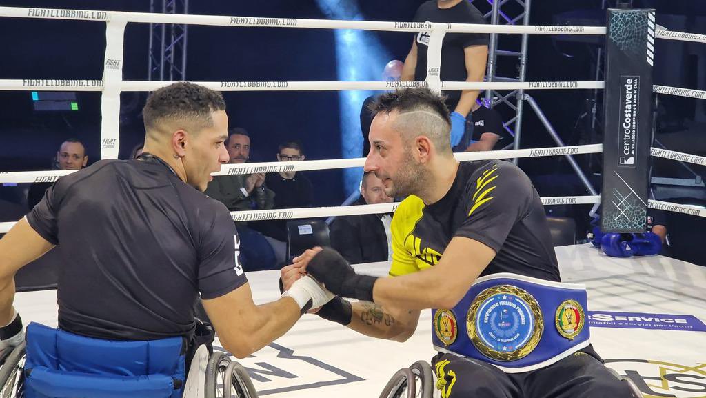 SIMONE DESSI E' IL PRIMO CAMPIONE ITALIANO DI BOXE AUTONOMA IN CARROZZINA 