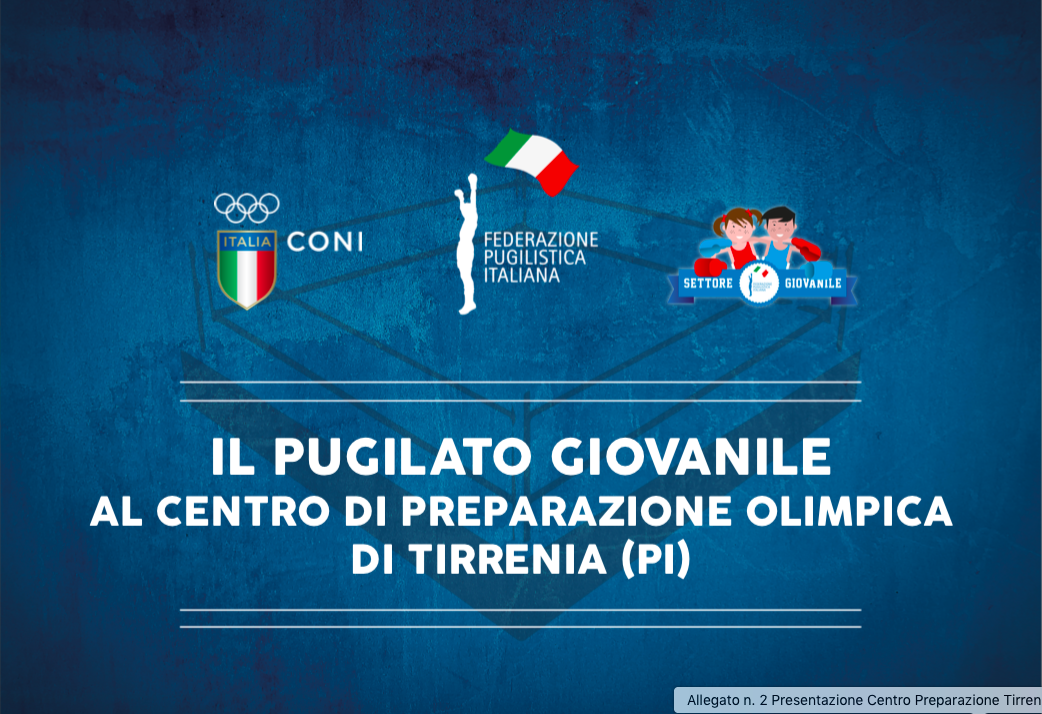 PROGETTO GIOVANILE FPI: RADUNI PRESSO IL CPO DI TIRRENIA - INFO DATE E PARTECIPAZIONE 