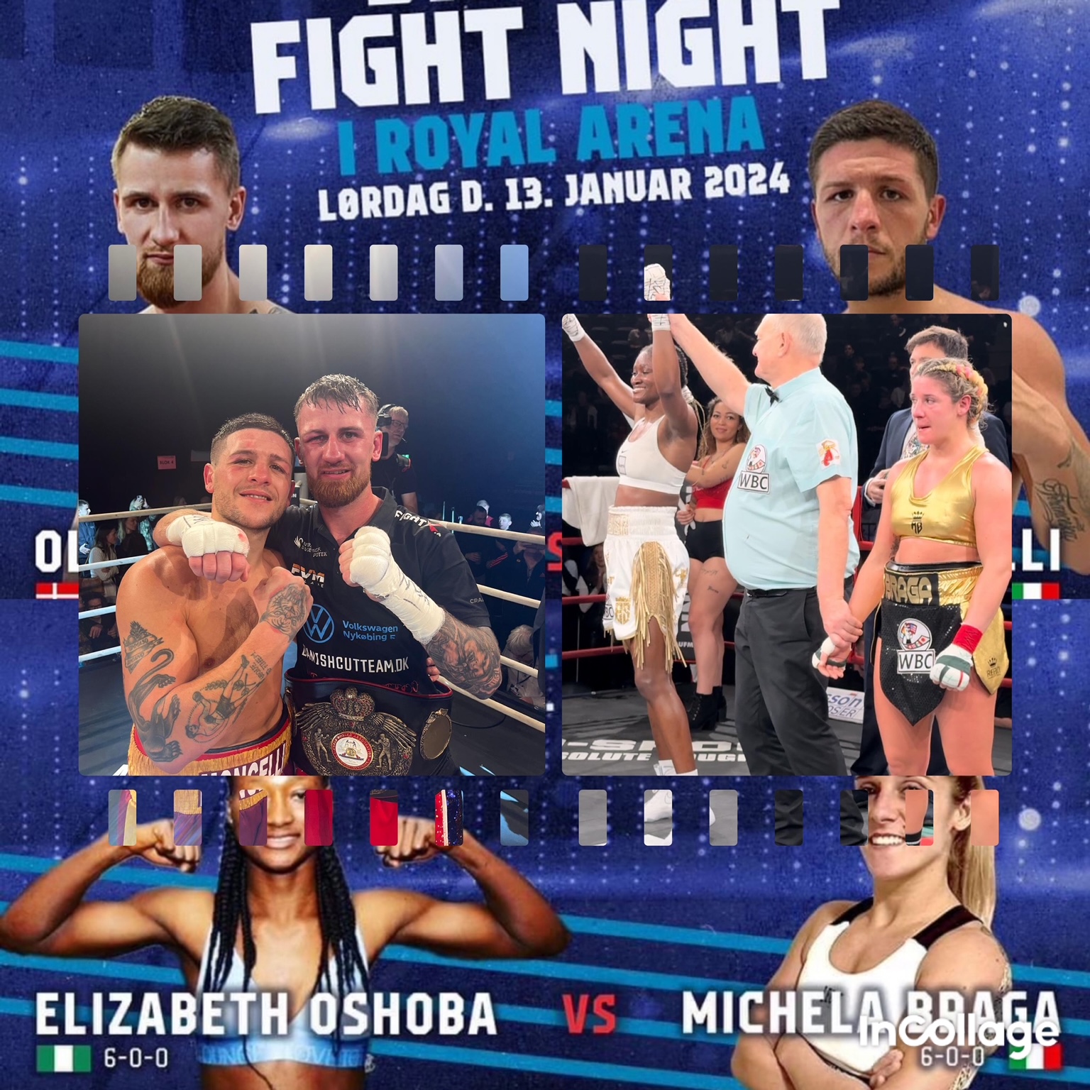 DANISH FIGHT NIGHT: LA BRAGA SCONFITTA NEL MATCH PER IL WBC SILVER PIUMA, PARI PER MONCELLI IN QUELLO PER IL WBA CONT. SUPERWELTER 