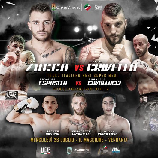 Il 28 Luglio Verbania Boxing Night con Diretta su Gazzetta.it & Youtube FPIOfficialChannel