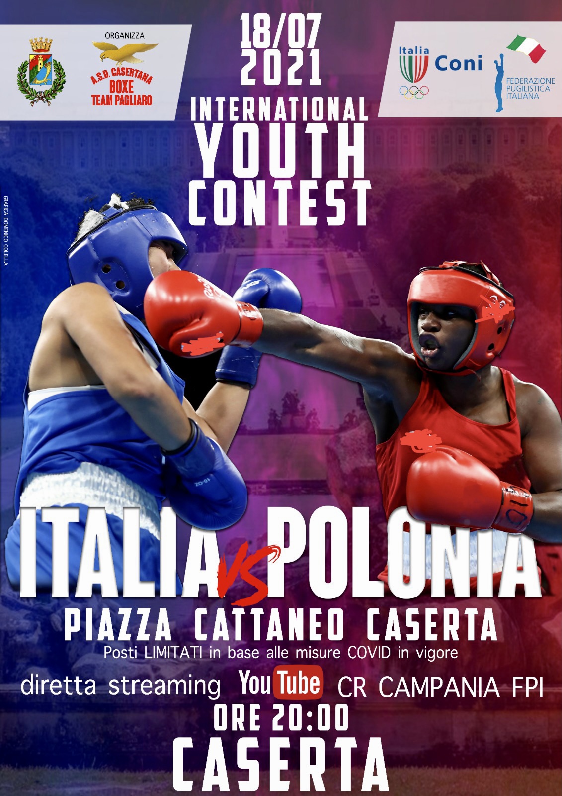 Il 18 Luglio a Caserta Dual Match Youth Italia vs Polonia 