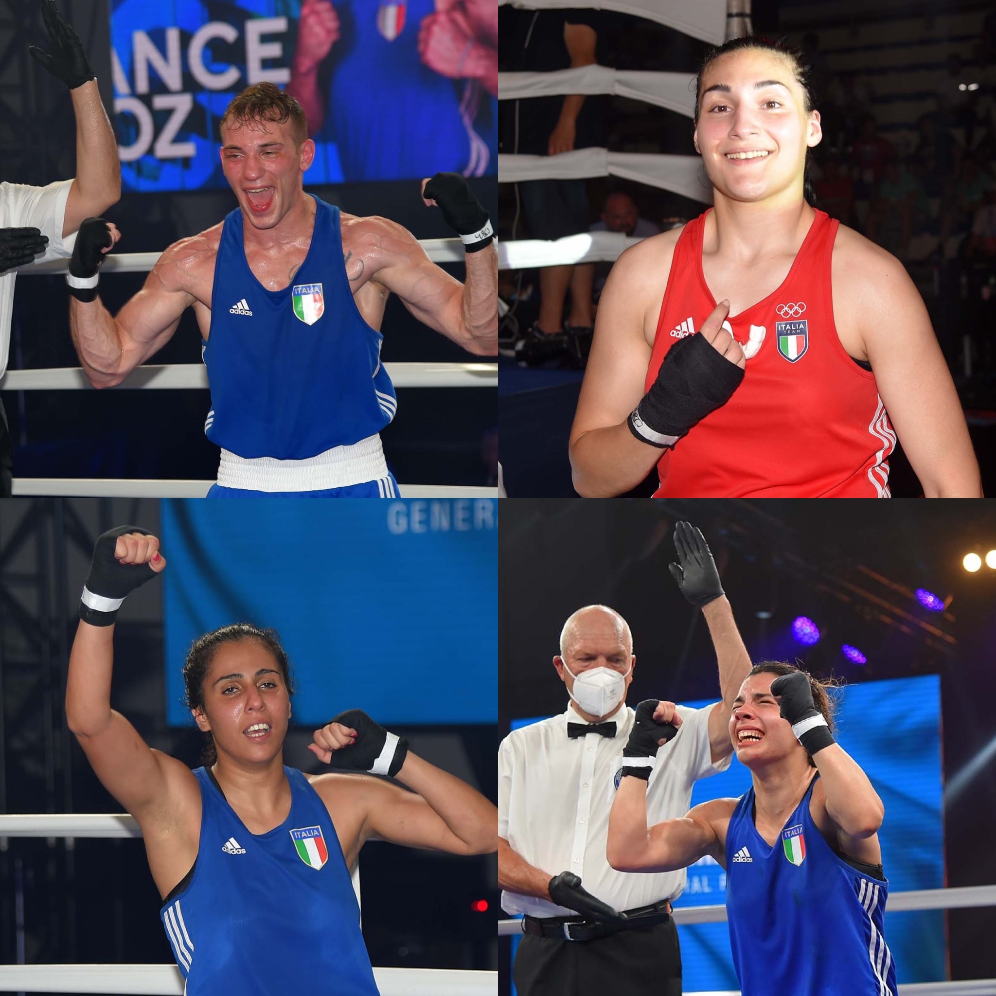 Europei Under22 Roseto degli Abruzzi 2021: 4 ORI, 1 ARGENTO e 4 BRONZI PER UNA GRANDISSIMA ITABOXING