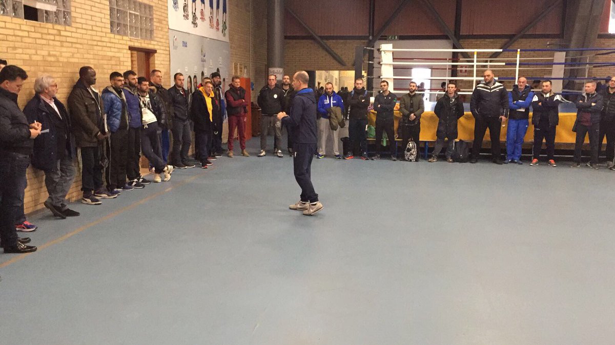 1° Corso per Qualifica Tecnico di Pugilato 2017 Day 2 - Lezioni di Coach Renzini al Centro Tecnico Federale