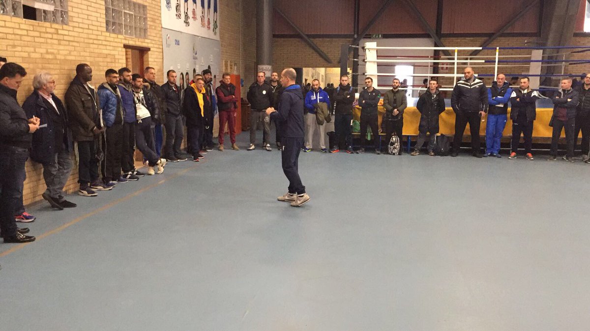 1° Corso per Qualifica Tecnico di Pugilato 2017 Day 2 - Lezioni di Coach Renzini al Centro Tecnico Federale