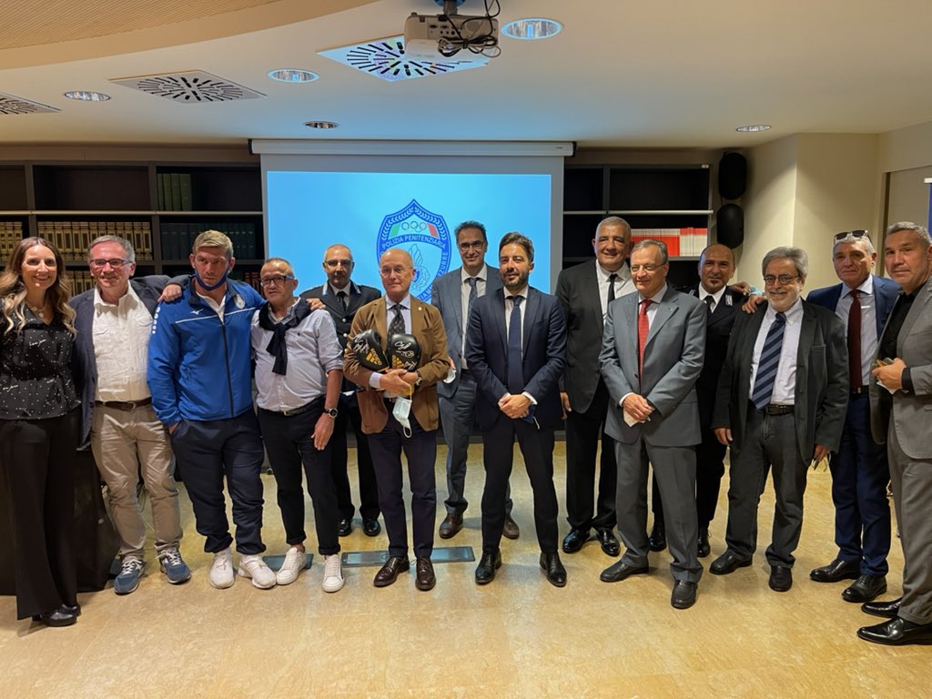 Clemente Russo celebrato al DAP da Oliva, Damiani e Stecca