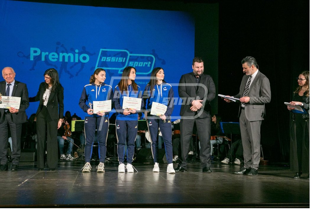 Assisi Sport 2023: Premiate le Azzurre Mesiano, Nicoli e Carini 