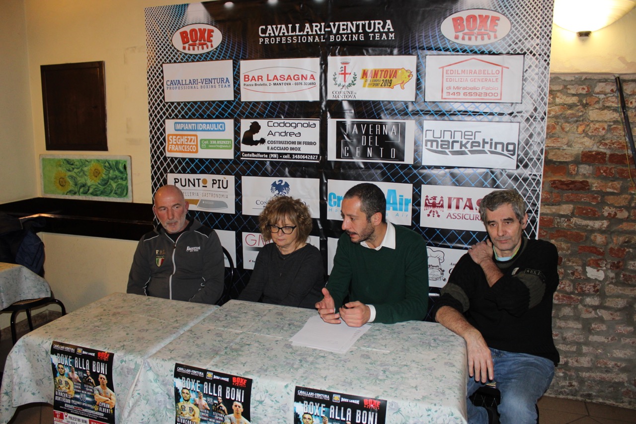 Domani sera grande Boxe alla Boni di Mantova 